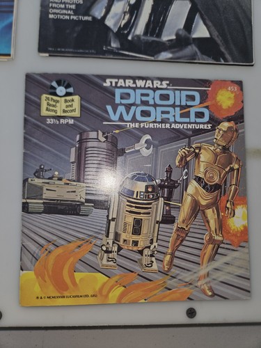 Star Wars "Libro y disco de vinilo" libro de cuentos de lectura - 33 1/3 - Lote de 6 - Imagen 11 de 14