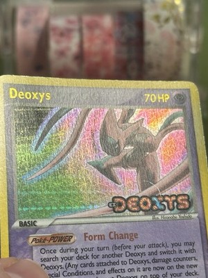 Pokémon Deoxys 70 HP EX Deoxys 17/107 Nintendo 2005 Rare Reverse