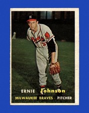 1957 Topps Set-Break #333 Ernie Johnson EX-EXMINT *GMCARDS*