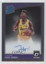 2018-19 Panini Donruss Optic Rated Rookie Signatures Isaac Bonga #172 Auto nd3