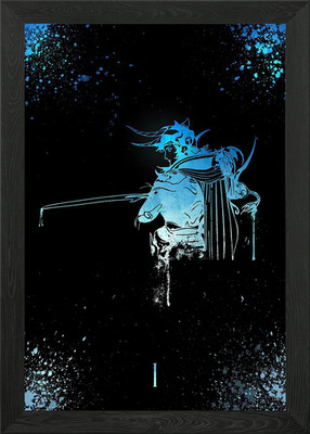 Final Fantasy 7 gerahmtes Wandbild Poster Leinwanddruck Bild