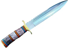 IMPACT CUTLERY Custom Made 15" BOWIE KNIFE Handcrafted HOMEMADE RARE KNIVES