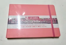 Royal Talens Art Creation Sketch Book, Salmon Pink, 8.3”x5.8”, 80 Sheets