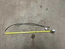 John Deere 316 318   Choke and throttle cable