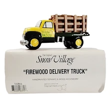 Dept 56 "The Original Snow Village Christmas" FIREWOOD DELIVERY TRUCK", # 54864