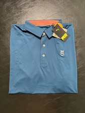 NWT MEN'S PUMA MATTR BRIGADE POLO, SIZE:2XL COLOR:OCEAN TROPIC/MELON PUNCH-M7.26