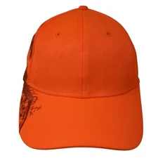 Wildlife Series Dri-Duck Strapback Baseball Cap Orange One Size Adjustable Poly