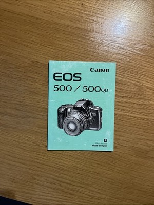 Kamera Anleitung sehr guter Zustand Canon EOS 500