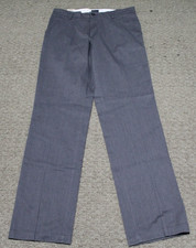 NWT Dockers Easy Khaki Classic Fit Flat Front Stretch Grey Men's 32 x 34