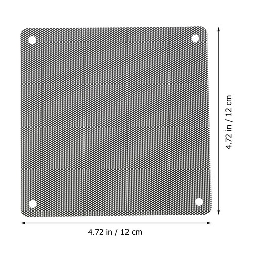 10 Pcs Châssis Antipoussière Filet Refroidisseur Grille Ordinateur Filtres Ventilateur Lavable - Photo 3/12