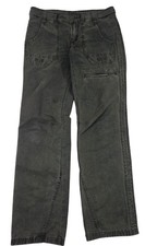 Y2K Free People Patina Dye Green Cargo Pants SZ 32 Paratrooper Military Utility