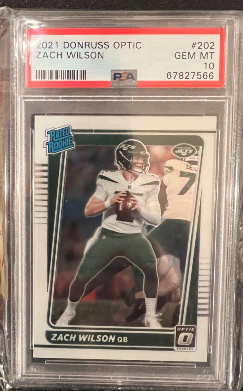 Zach Wilson Panini Donruss Optic #202 Base