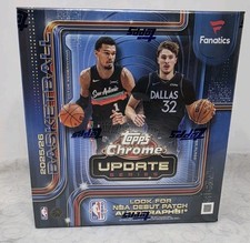2025/26 Topps Chrome Updates Basketball - FANATICS Exclusive - Mega Box In Hand