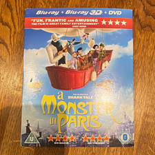 eOne A Monster in Paris Blu-ray 3D + Blu-ray + DVD U Rated, English Subs