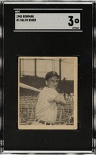 1948 Bowman #3 HOF Ralph Kiner • SGC 3