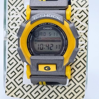 CASIO G-SHOCK DW-003E-9CT ETHNO-G Vintage Digital Yellow Grey Watch In hand