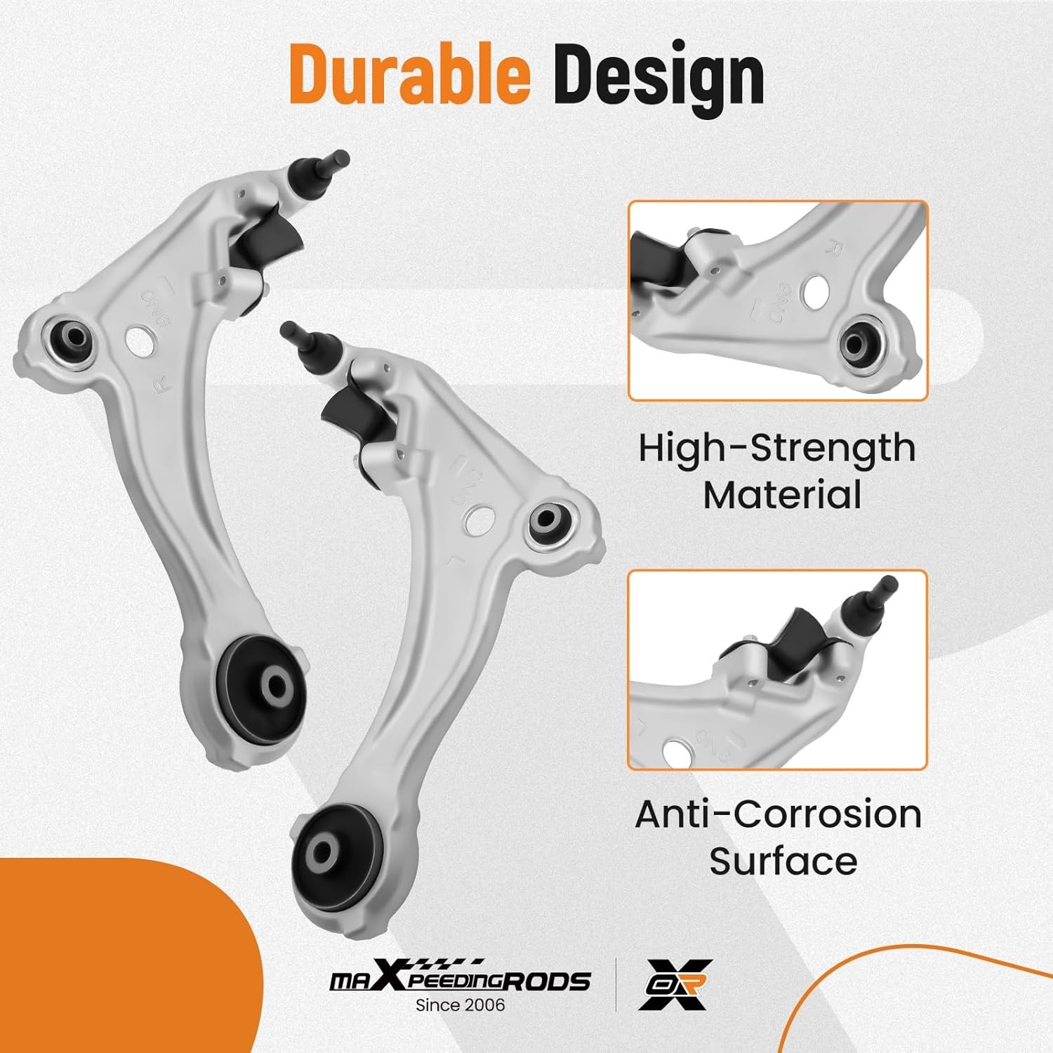 maXpeedingrods 6Pcs Front Suspension Kit for Nissan Maxima 2009-2014, 2 Front