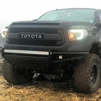 For Toyota Tundra 14-17 Bumper RSP Full Width Textured Black Front Pre-Runner - Imagem 4 de 4