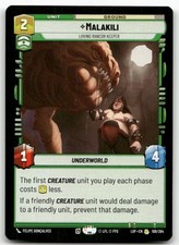 Malakili - Loving Rancor Keeper Star Wars Legends of the Force 108/264 Rare NM