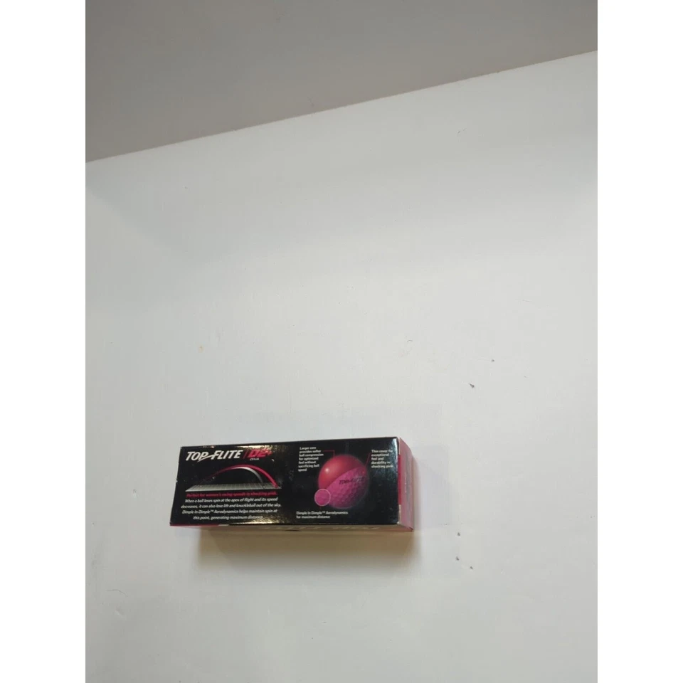 Nuevas pelotas de golf rosa Top Flite D2 Diva rosa distancia máxima para mujer paquete de 3 Foto 3 de 4