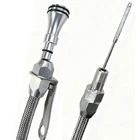1/4" NPT Universal Flexible Engine Oil Dipstick 20" Pan Entry Stainless Steel...