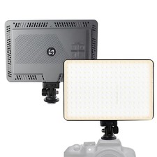LED Video Light Panel, Dimmable DSLR Camera Light for Pictures Photo Video Re...