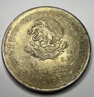Photo of a 1952 Mexico 5 Pesos Silver from an eBay listing that sold on Jun 23, 2026