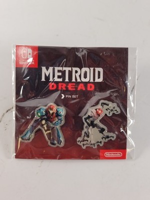 Metroid Dread Pin Set Samus EMMI Exclusive Bonus Preorder Nintendo Switch