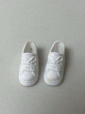 Vintage Pedigree Sindy Doll White Shoes Trainers Tennis Shoes 1980s