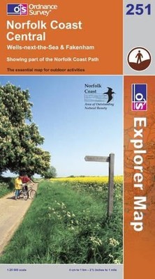 Norfolk Coast Central: Sheet 251 (O..., Ordnance Survey