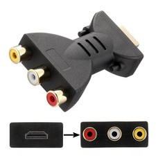 HDMI auf 3RCA Cinch TV Audio Stecker Konverter Adapter Für TV Monitor Tablet PC