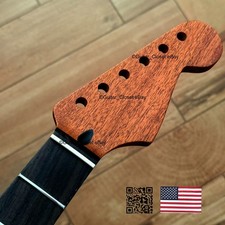 Collo Strat in palissandro mogano satinato adatto per corpo Stratocaster Warmoth e Fender MgS2 