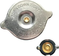 Radiator Blanking Cap Non-Pressurised Matte Chrome Plug for Expansion Tank