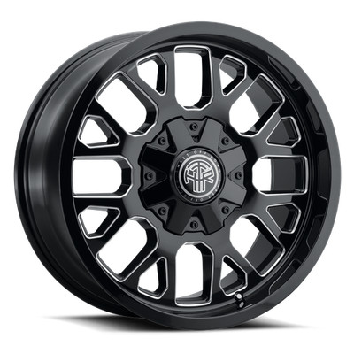 One 20 inch Black Alloy Wheel 6x135 Rim for 2023 Ford F-150 EVV8, 20x9 -12mmET