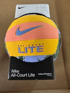 Nike All-Court Lite Indoor/Outdoor Volleyball Ball Multicolor Yellow Pink Blue