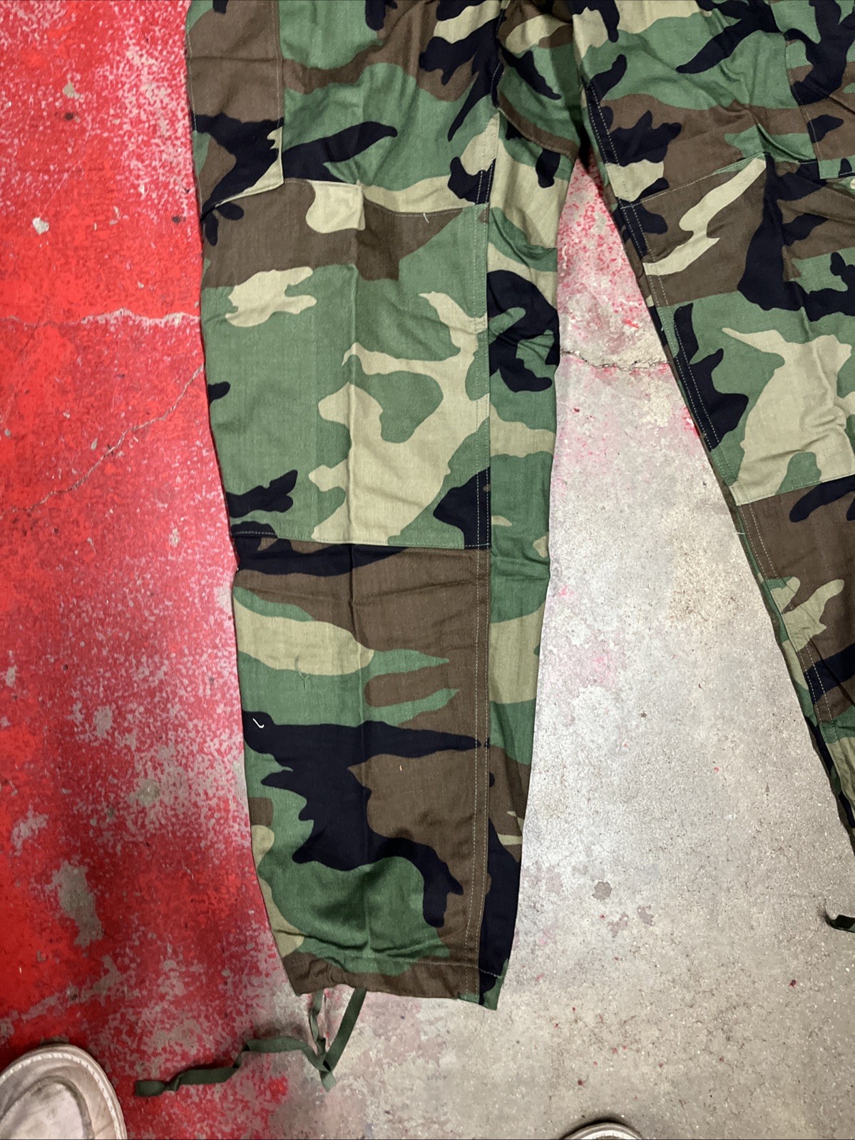 USGI US Military Woodland BDU Pants Trousers Large Long NWOT Vintage