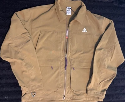 Nike ACG Smith Summit UV Jacket Mens Medium Olive Flak Brown HV0598-368 NWT $235 - Image 1 of 4