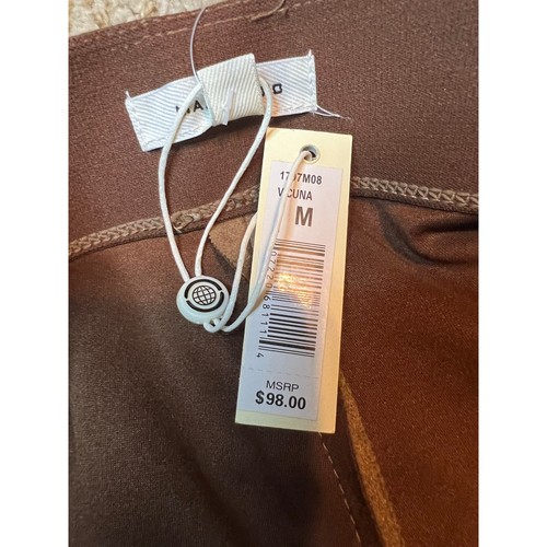 Max Studio Vicuna Faux Suede Leggings Camel - Size Medium - Picture 4 of 7