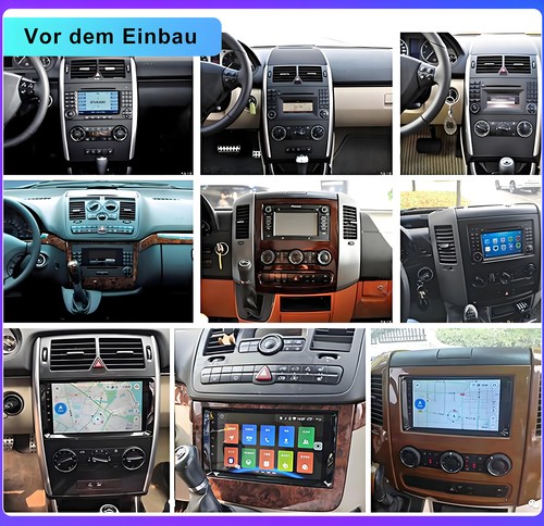 64G Android14 Autoradio Für Mercedes W169 W639 Vito Viano W906 Sprinter GPS Navi - Bild 2 von 15
