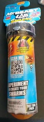 New Mr Beast Lab Swarms Atomic Series Test Tube - 2 Mystery Micro Beasts Inside