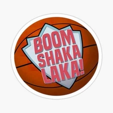 Boom Shaka Laka retro style Funny Sticker decal jam game vintage 4" Glossy
