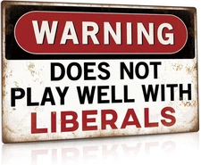 Funny Sarcastic Metal Tin Sign Bar Wall Decor Man Cave Humor 12x8 Inches