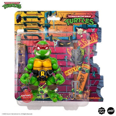 MONDO Raphael 8'' Action Figure TMNT Teenage Mutant Ninja Turtles FREE SHIPPING!