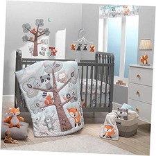 Woodland Friends 3Piece Crib Bedding Set, Multicolor