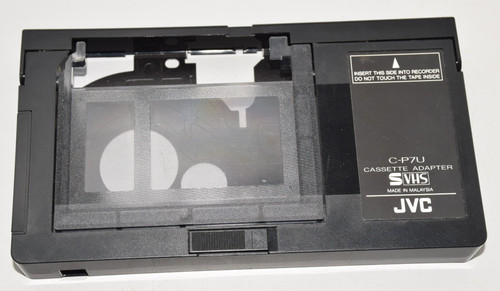 JVC C-P7U PlayPak Motorized VHS-C To VHS Converter Cassette Adapter Tested Works