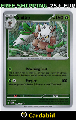 Nuzleaf - MEG #014/132 ME01: Mega Evolution Reverse Holo takashi shiraishi NM