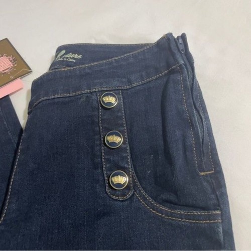 Juicy Couture Jeans Girls Size 14 NWT Military Denim Bootcut Denim - Picture 10 of 11
