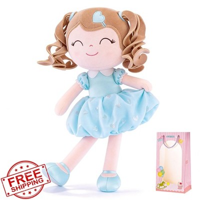 Gloveleya Plush Doll Curly Girl 16'' Azure