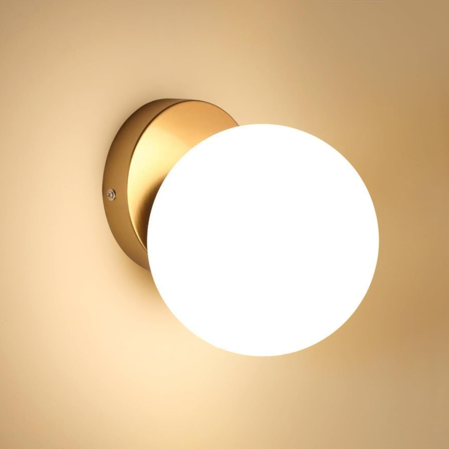 Lampada Sfera Da Parete Interno E27 | Illuminazione Moderna Accogliente