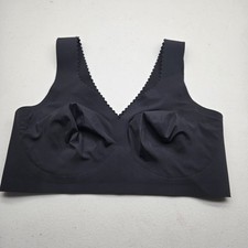 Evelyn Bobbie Women Bra M Black Evelyn Wireless Wide Strap